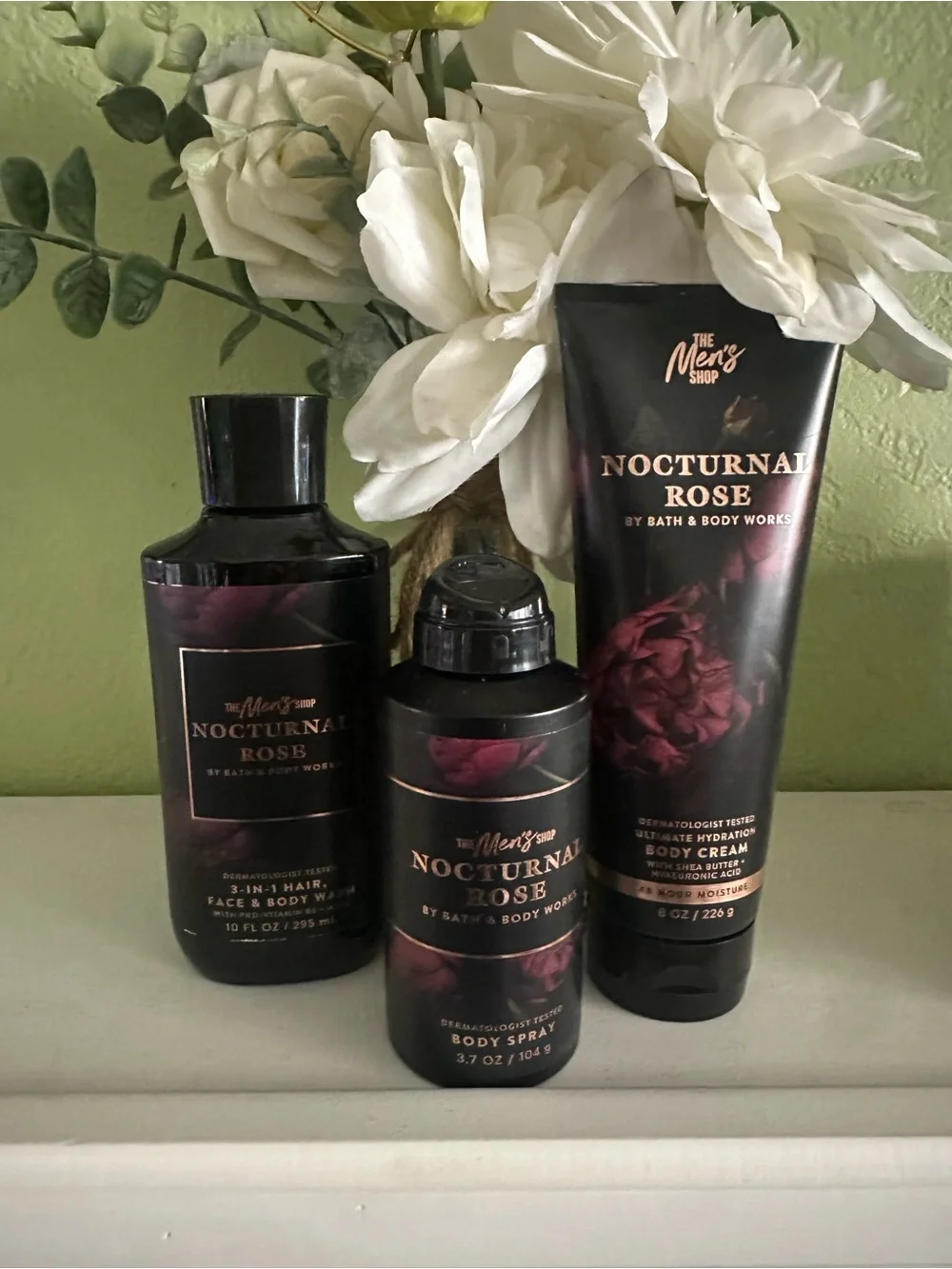 Bath & Body Works Nocturnal Rose Body Spray - Black & Deep Rose